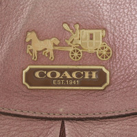 Coach Handbag with metallic effect