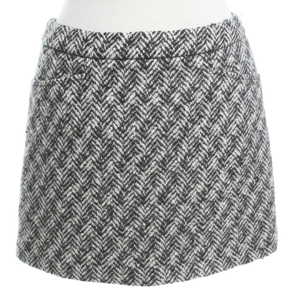 Miu Miu skirt in black and white