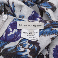 Dries Van Noten Dress in blue / white