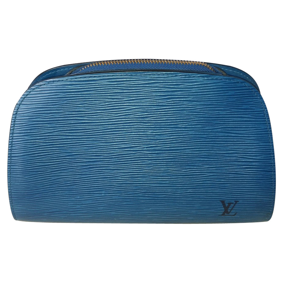 Louis Vuitton  Astuccio per cosmetici Epi Dauphine Toledo Blue