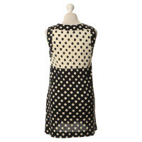 Diane Von Furstenberg Silk dress with points-pattern