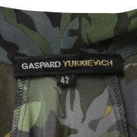 Gaspard Yurkievich Kleid in Camouflage-Optik