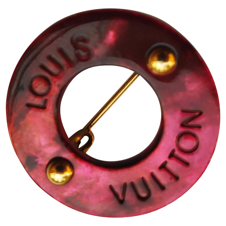 Louis Vuitton Broche en Bordeaux