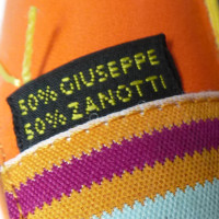 Giuseppe Zanotti Pantoletten in Orange-Grün