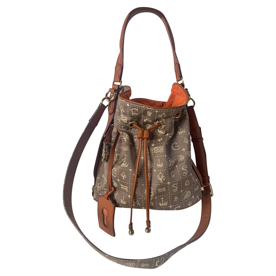 Lancel Shoulder bag Canvas in Taupe