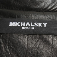 Michalsky Giacca in pelle in Black
