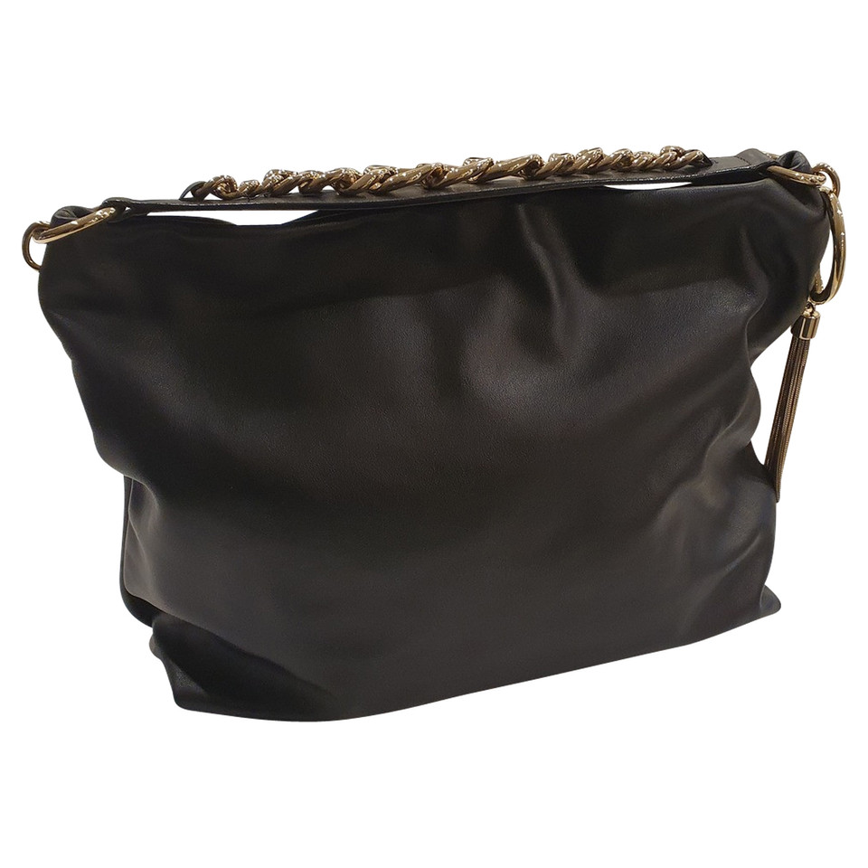 Jimmy Choo Handtasche aus Leder in Schwarz