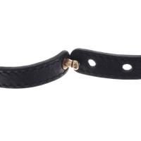 Rena Lange Bracelet en cuir noir