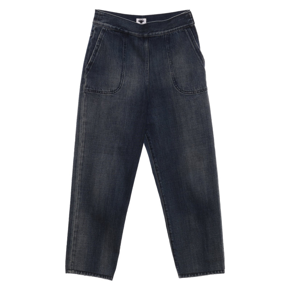 Christian Dior Jeans Cotton in Blue