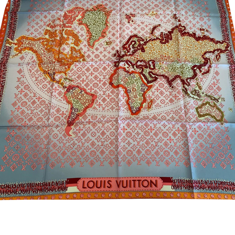 Louis Vuitton Schal/Tuch aus Seide in Orange