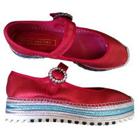 Marc By Marc Jacobs Slipper/Ballerinas in Rot