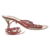 Philosophy Di Alberta Ferretti Sandales en Cuir en Rouge