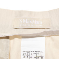 Max Mara Paire de Pantalon en Crème