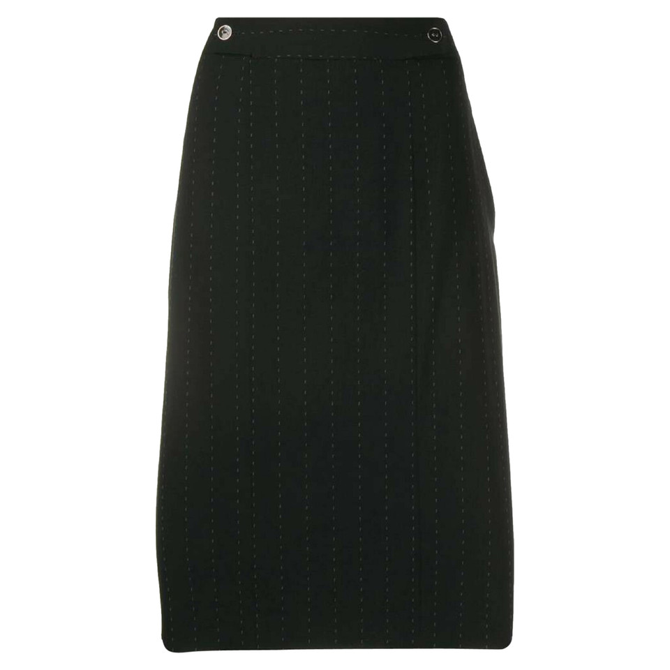Salvatore Ferragamo Skirt Wool in Black