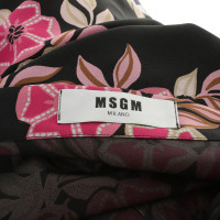 Msgm MIDI waist silk skirt