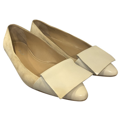 Bally Slippers/Ballerinas Suede in Beige