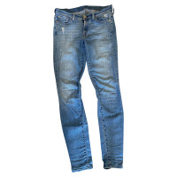 7 For All Mankind Hose aus Jeansstoff in Blau