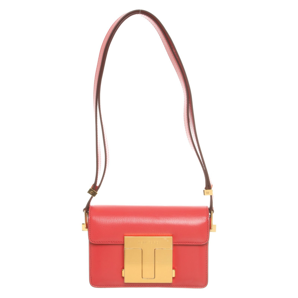 Tom Ford Borsa a tracolla in Pelle in Rosa