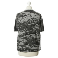 Alexander Wang Patterned shirt in a material mix