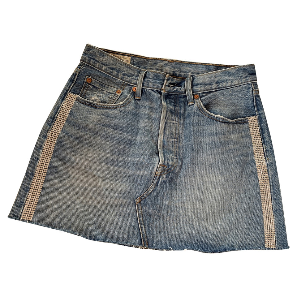 Levi's Jupe en Coton en Bleu