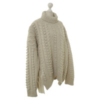 Céline Chunky knit sweater in beige