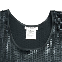 Yves Saint Laurent black sequins FR42 new