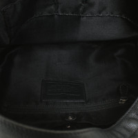 Coach Rucksack aus Leder in Schwarz