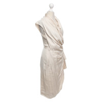 All Saints Robe en Soie en Beige