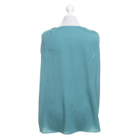 Schumacher Zijden top in turquoise