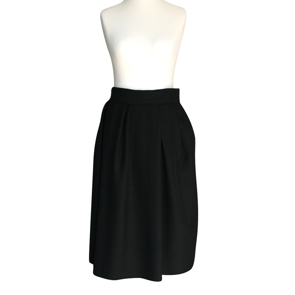 Cos Black Midi skirt
