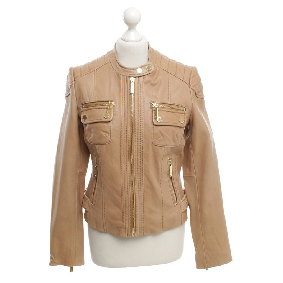Michael Kors Camel leather jacket
