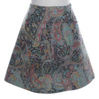 Carven skirt with paisley pattern
