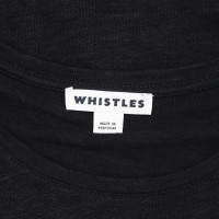 Whistles Linen top in black