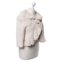 Matthew Williamson Fur jacket in cream