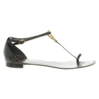 Ash Sandals Patent leather in Black