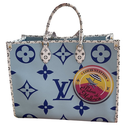 Louis Vuitton Onthego Leather in Blue