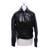 By Malene Birger Jacket/Coat Patent leather in Black