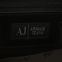 Armani Jeans Sac à main en cuir verni