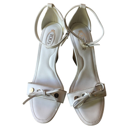 Tod's White wedges