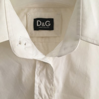 D&G Witte stretch shirt