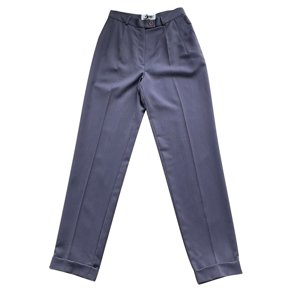 Les Copains Trousers Wool in Grey