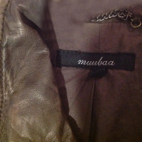 Muubaa Leren jas in used-look