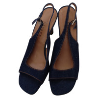 Ralph Lauren Paio di peep-dita dei piedi in denim