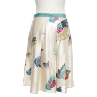 Bruuns Bazaar Silk skirt with pattern