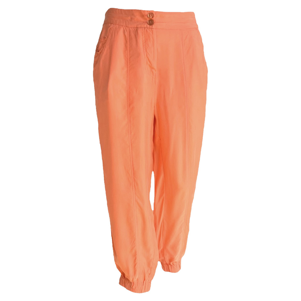 Armani Jeans Hose aus Seide in Orange