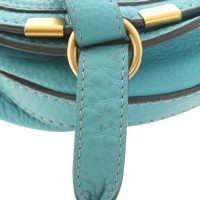 Chloé Marcie Small made of leather in turquoise