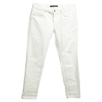 J Brand Weiße Jeans im Used-Look