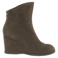 Marc Cain Ankle boots Suede in Grey