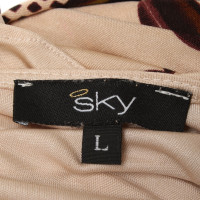 Sky Robe avec un motif paisley