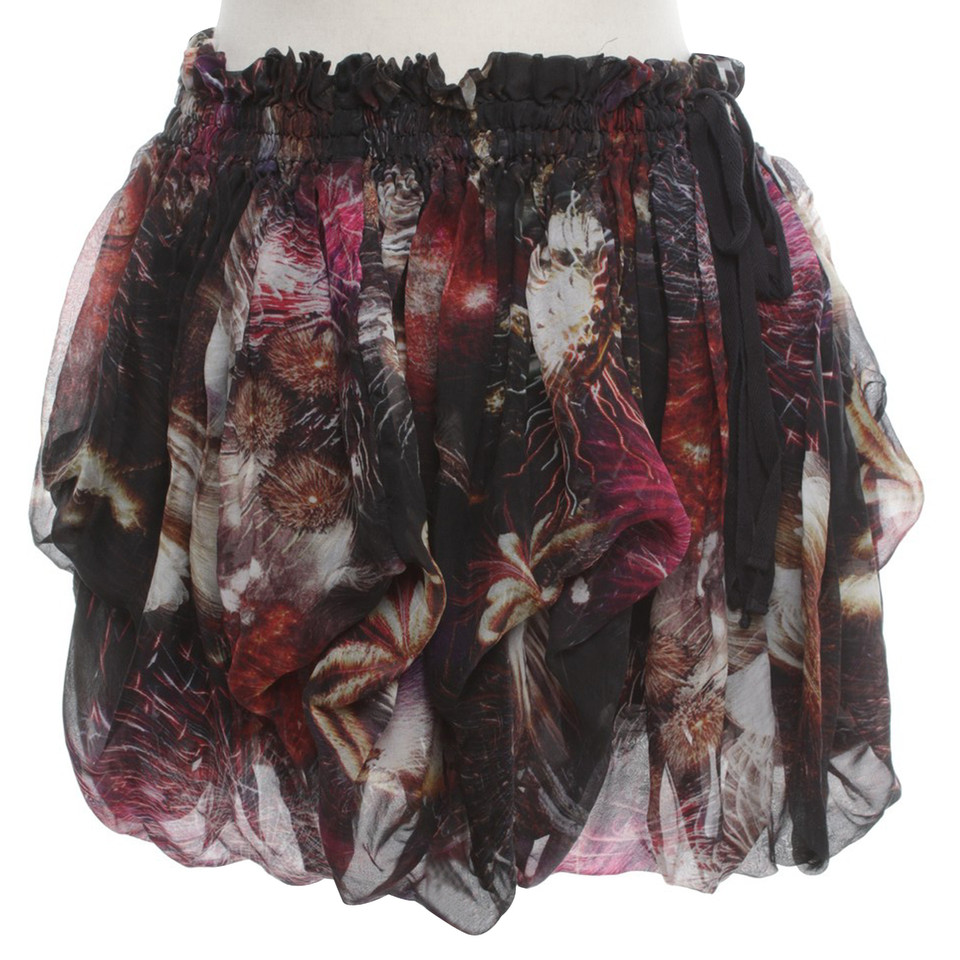 All Saints Silk Firework mini skirt